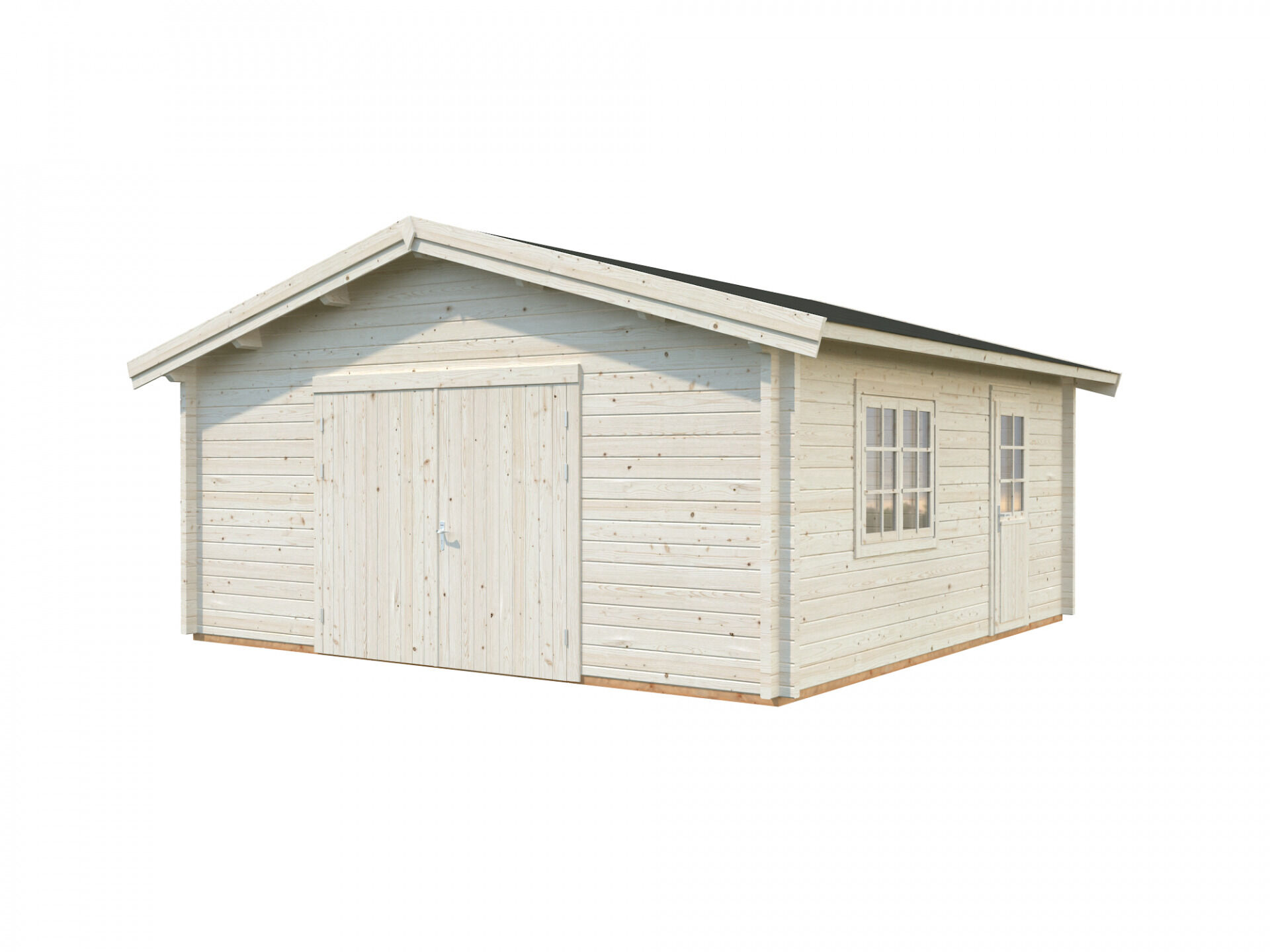 Palmako Holzgarage Roger 27,7 m² mit Holztor