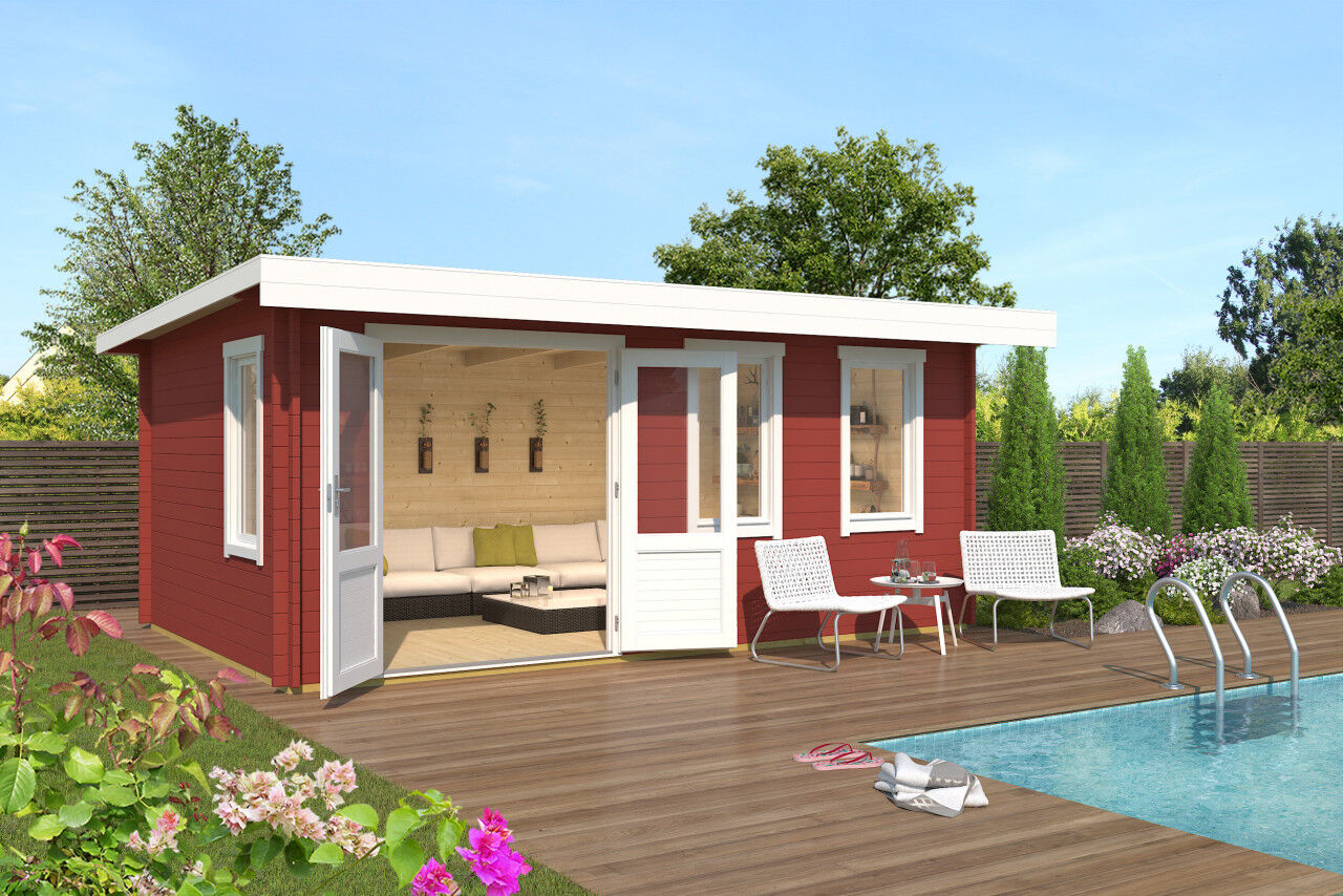 Pultdach Gartenhaus Lasita Maja Baruda 53