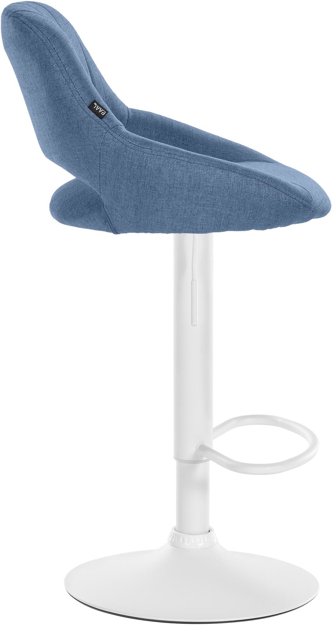 2er Set Barhocker Milet Stoff W, blau