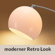 Design Bogenlampe 190-200cm verstellbar