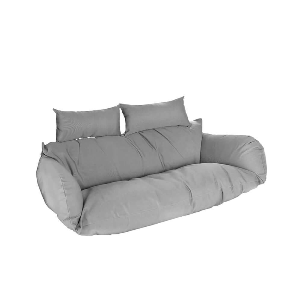 Polyrattan Hängesessel Kissen TWIN - Grau