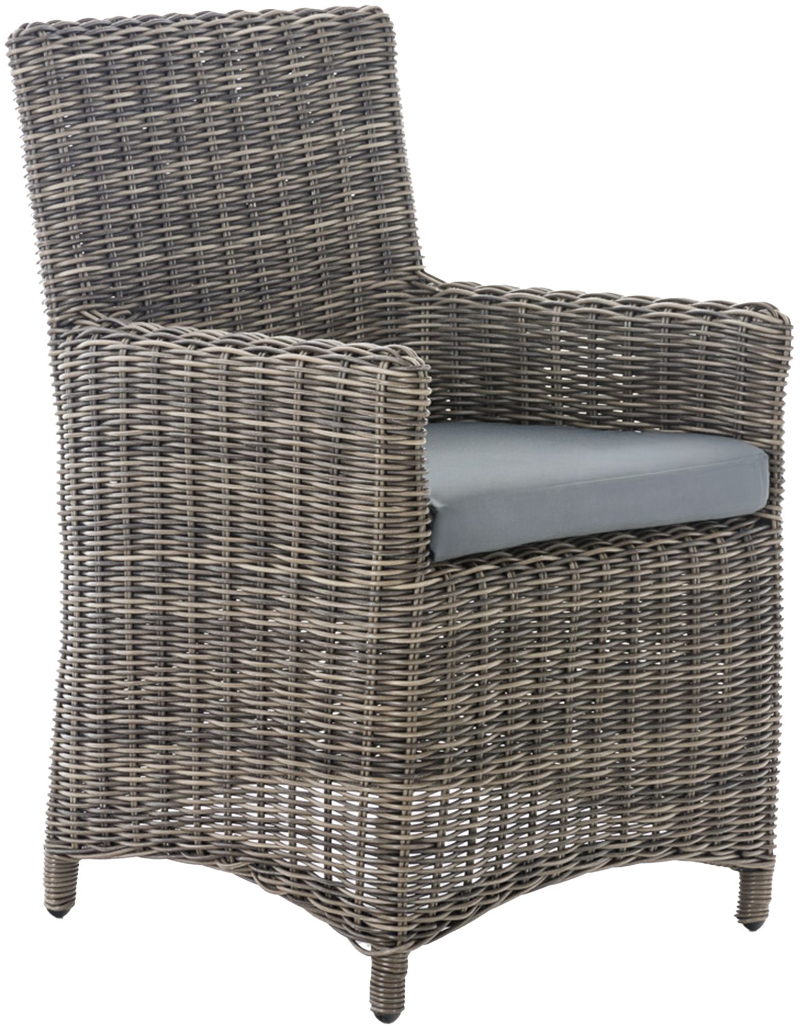 6er Set Stuhl Fontana / Sankt Marlo Eisengrau 5mm, grau-meliert