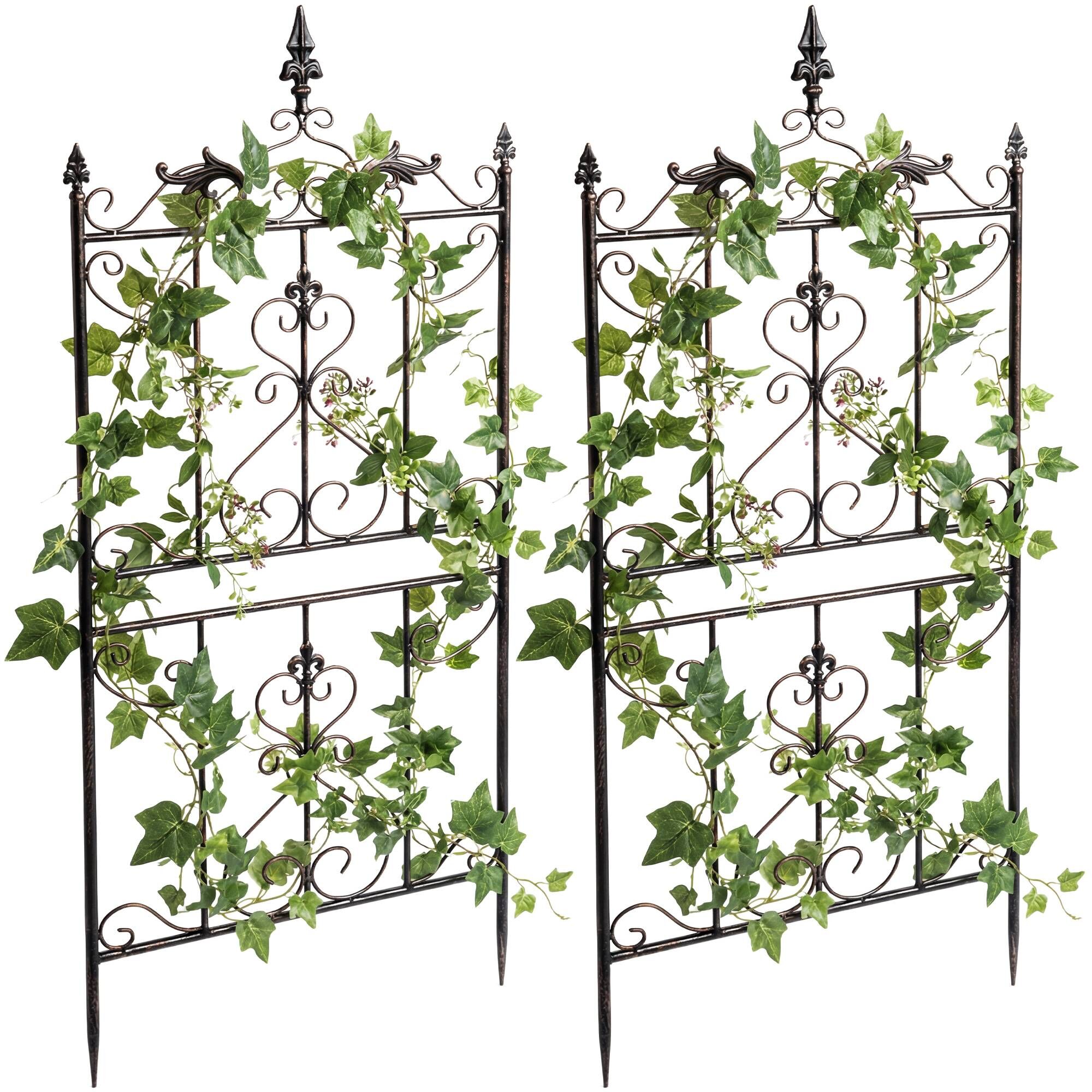 2er Set Rankgitter Myrte, bronze