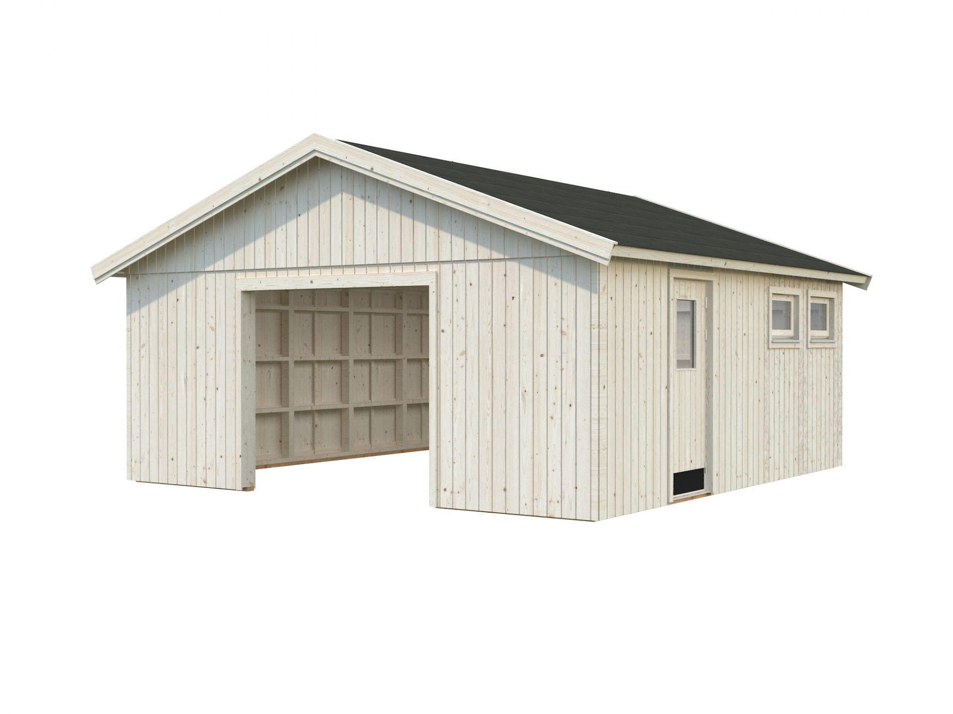 Palmako Holzgarage Andre 28,5 m² ohne Tor