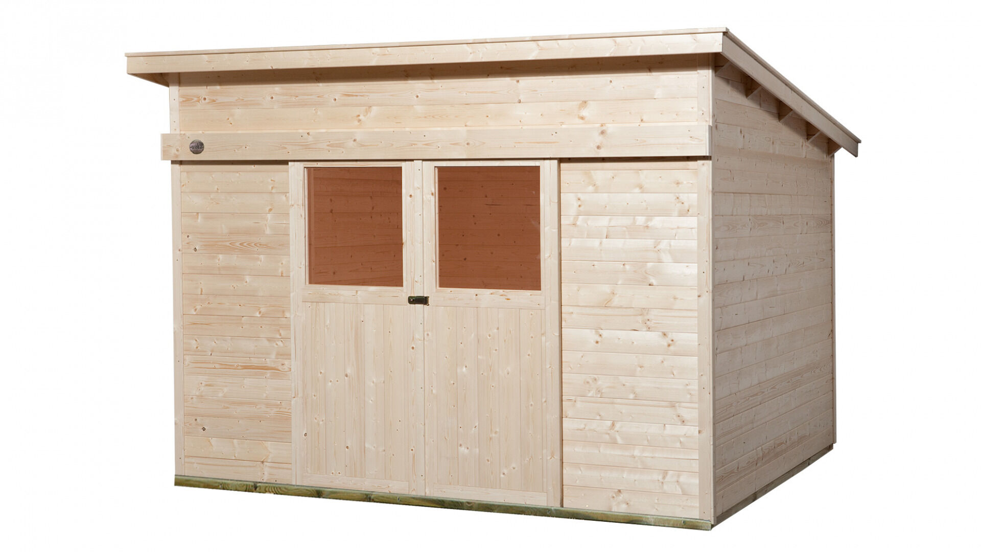 weka Schiebetürhaus 225 Gartenhaus 3,2x3,4m