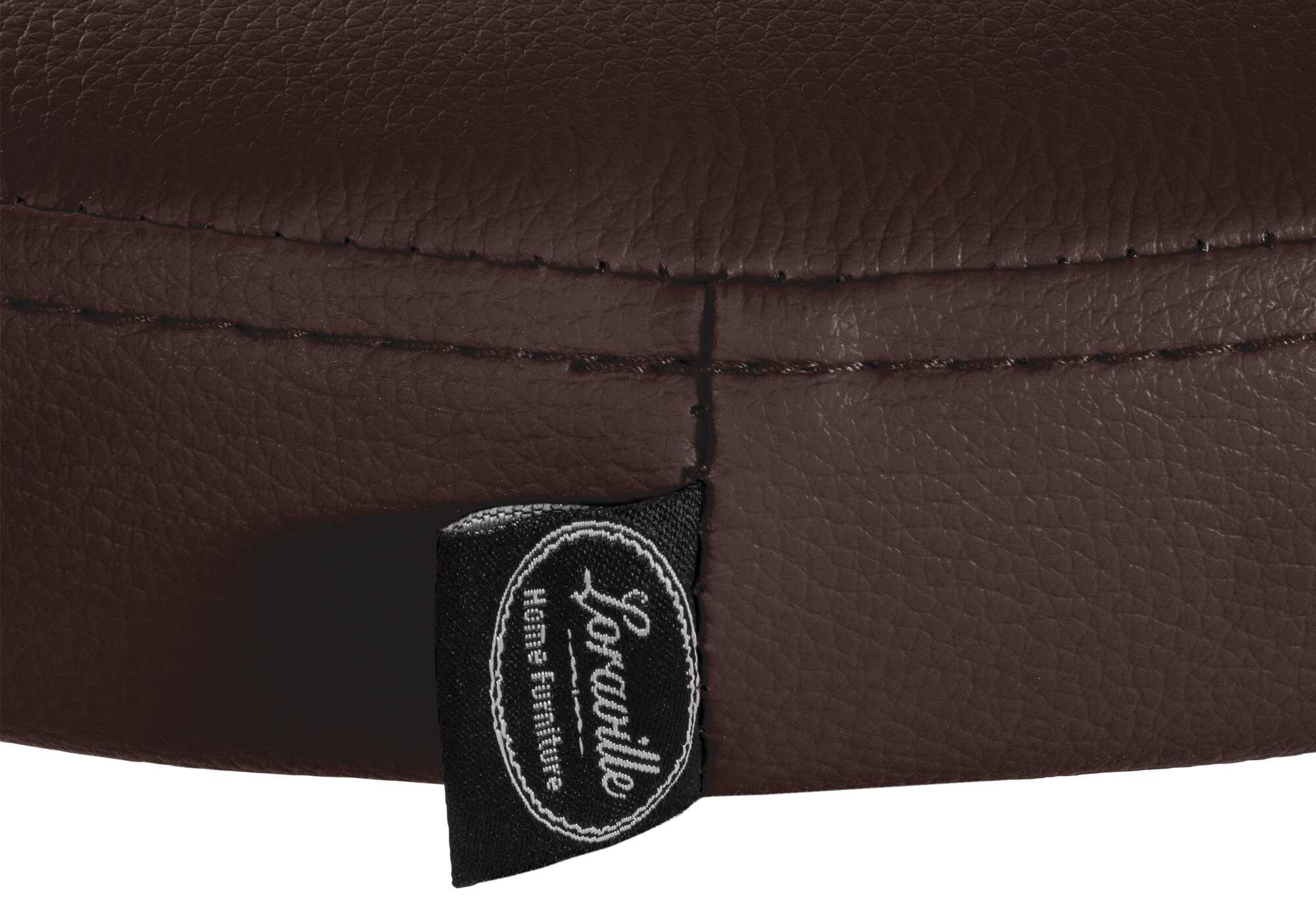 Barhocker Ponte Kunstleder chrom, braun