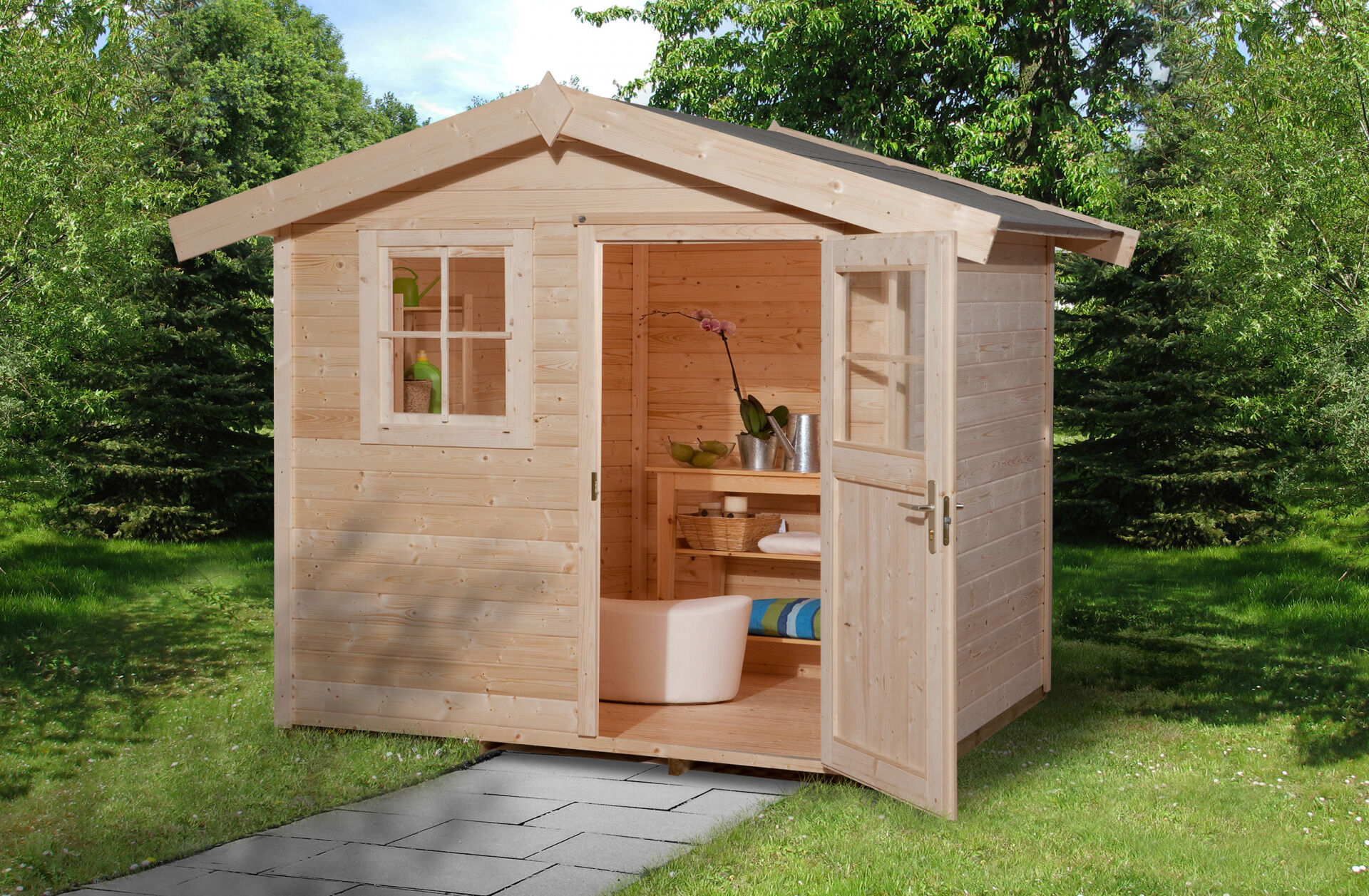 weka Gartenhaus 123 - 3,1x2,7m