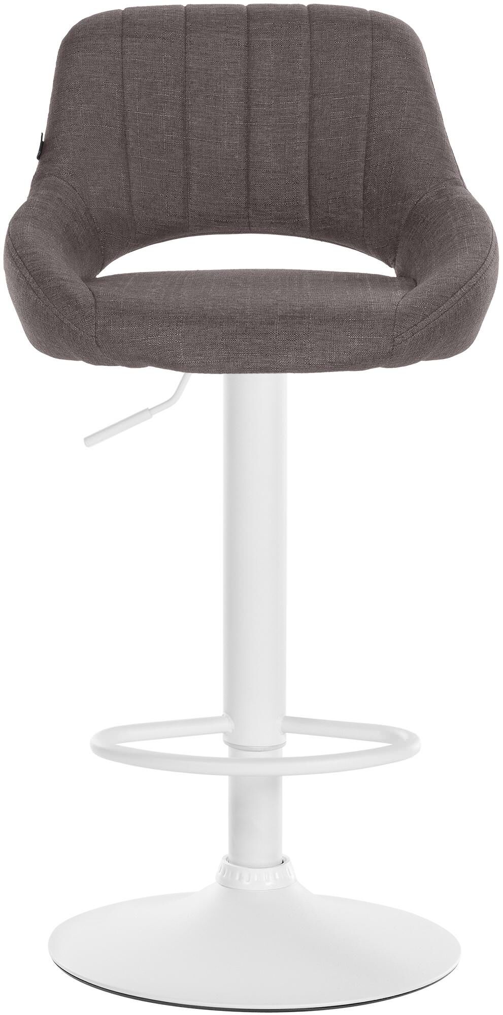 2er Set Barhocker Milet Stoff W, dunkelgrau