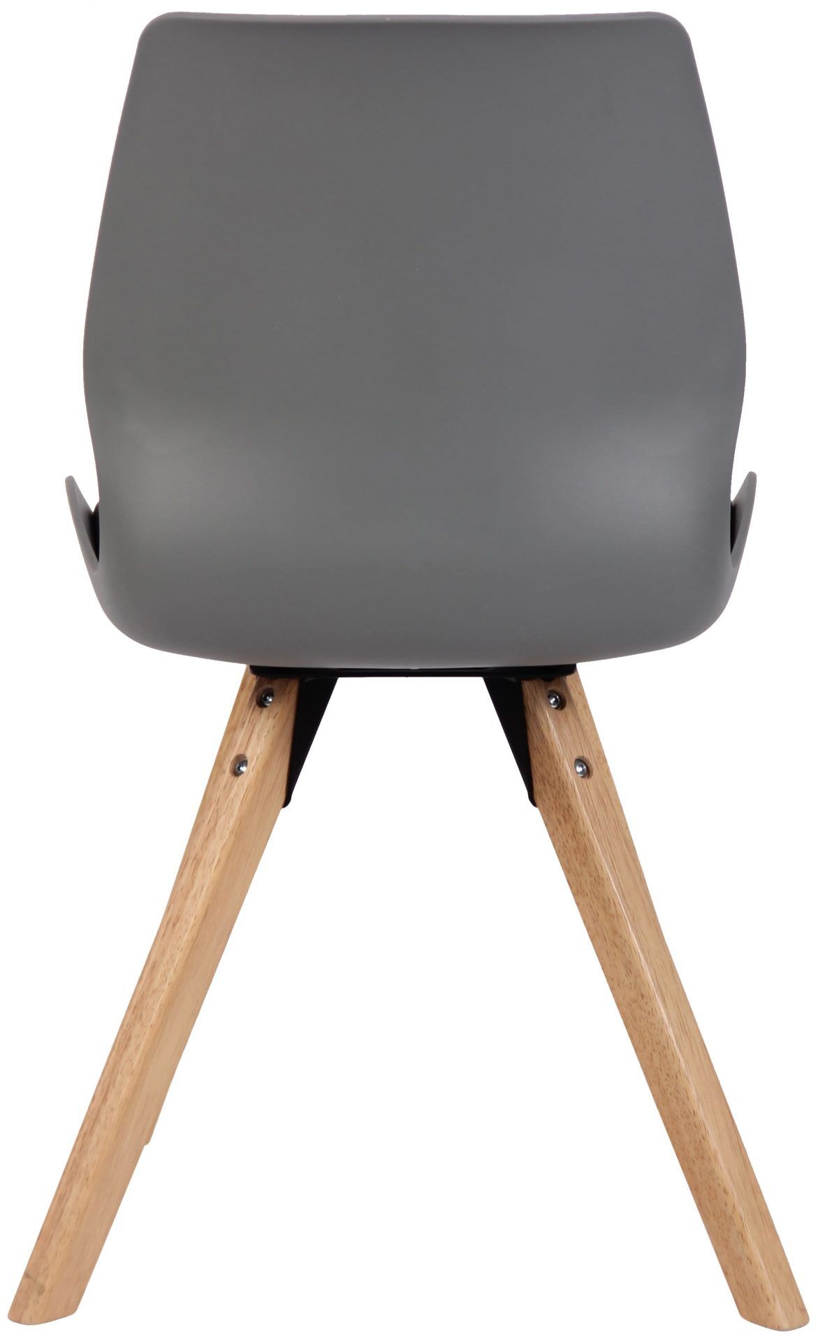 Stuhl Luna Kunststoff, grau