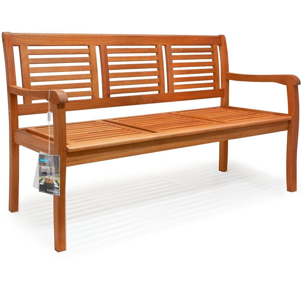 Gartenbank Eukalyptusholz 153x88x57cm FSC®-zertifiziert