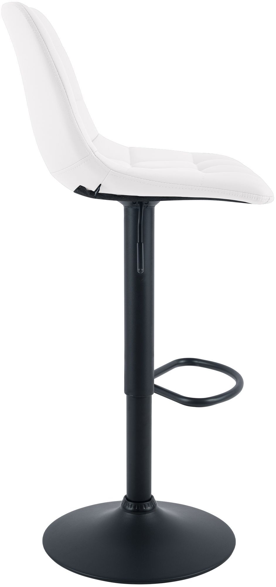Barhocker Mapun Kunstleder, weiß