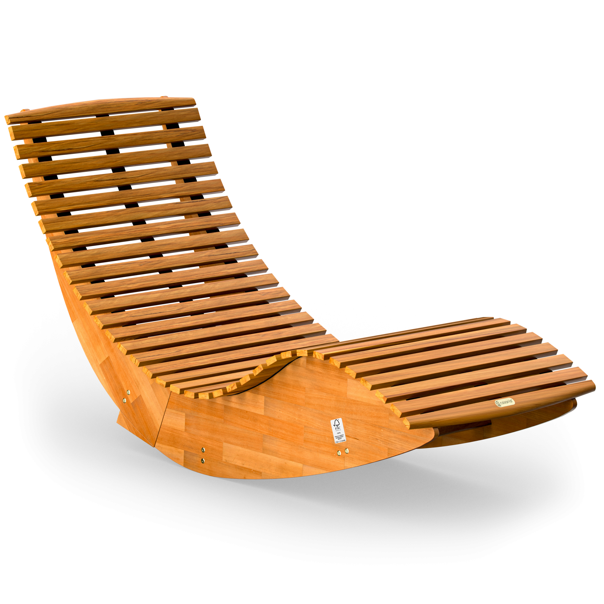 Saunaliege Java klappbar ergonomisch Schaukel fixierbar