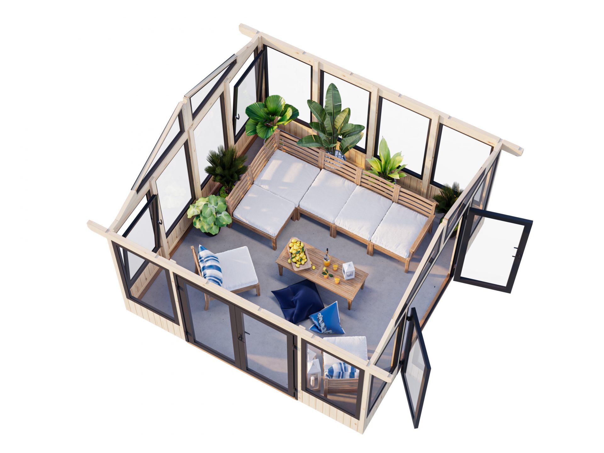 Palmako Glashaus Isabella 14.7 m2