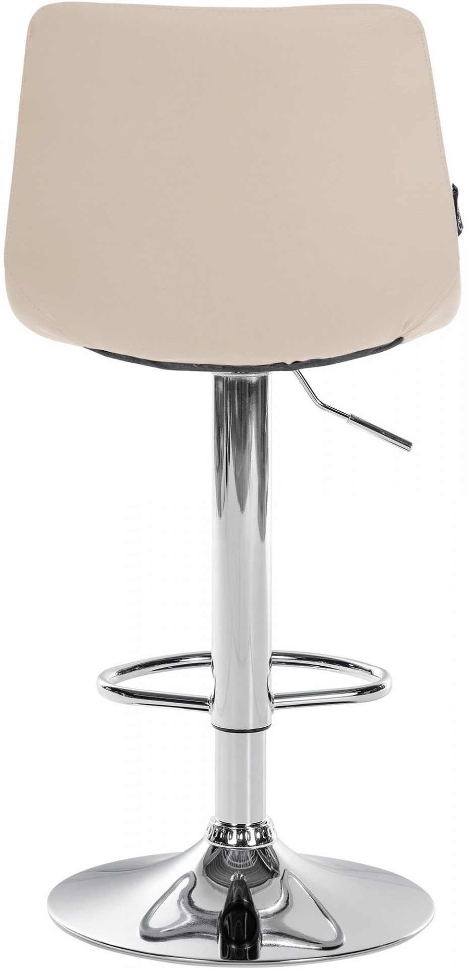 2er Set Barhocker Jerry Kunstleder chrom, creme