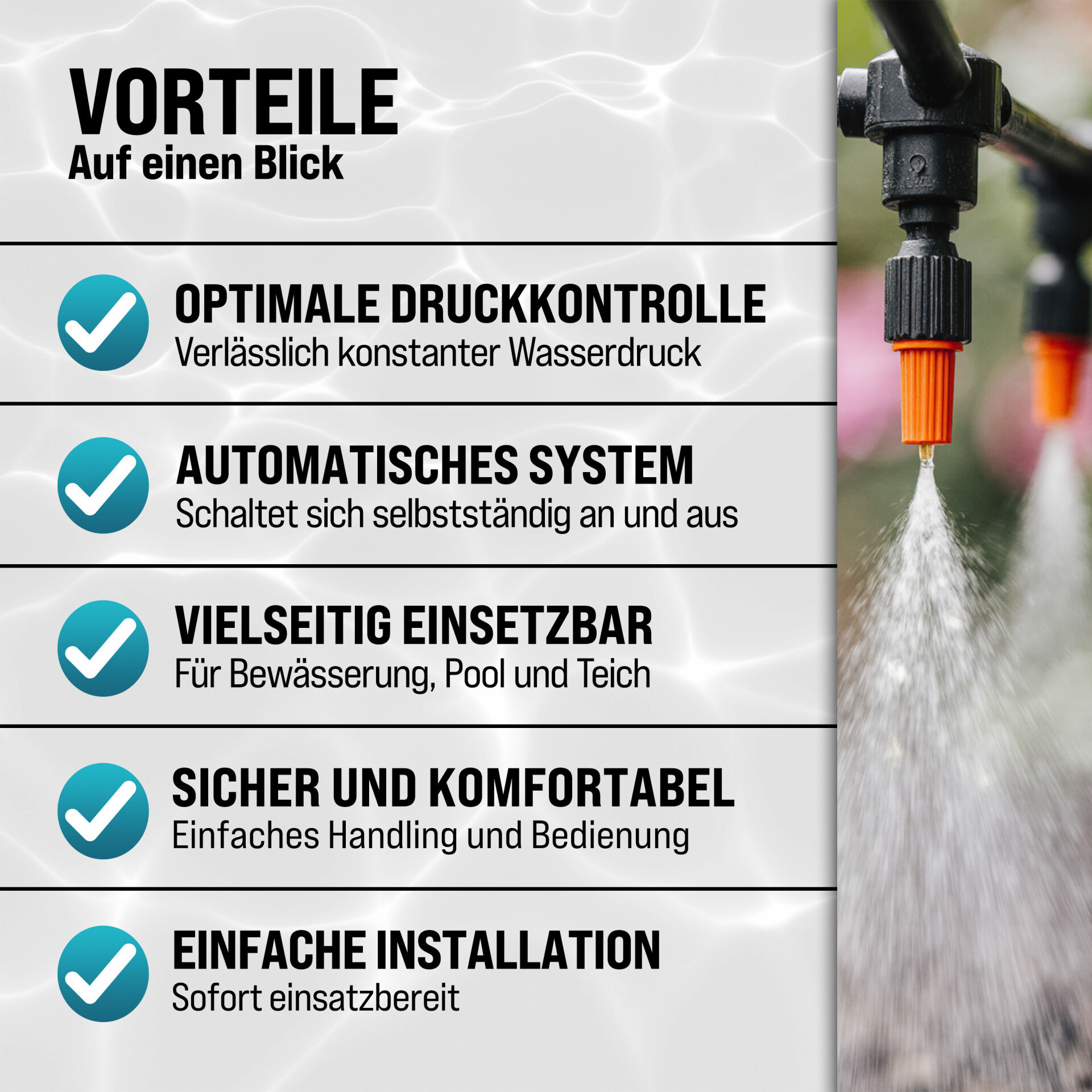 Pumpensteuerung mit Kabel 10bar