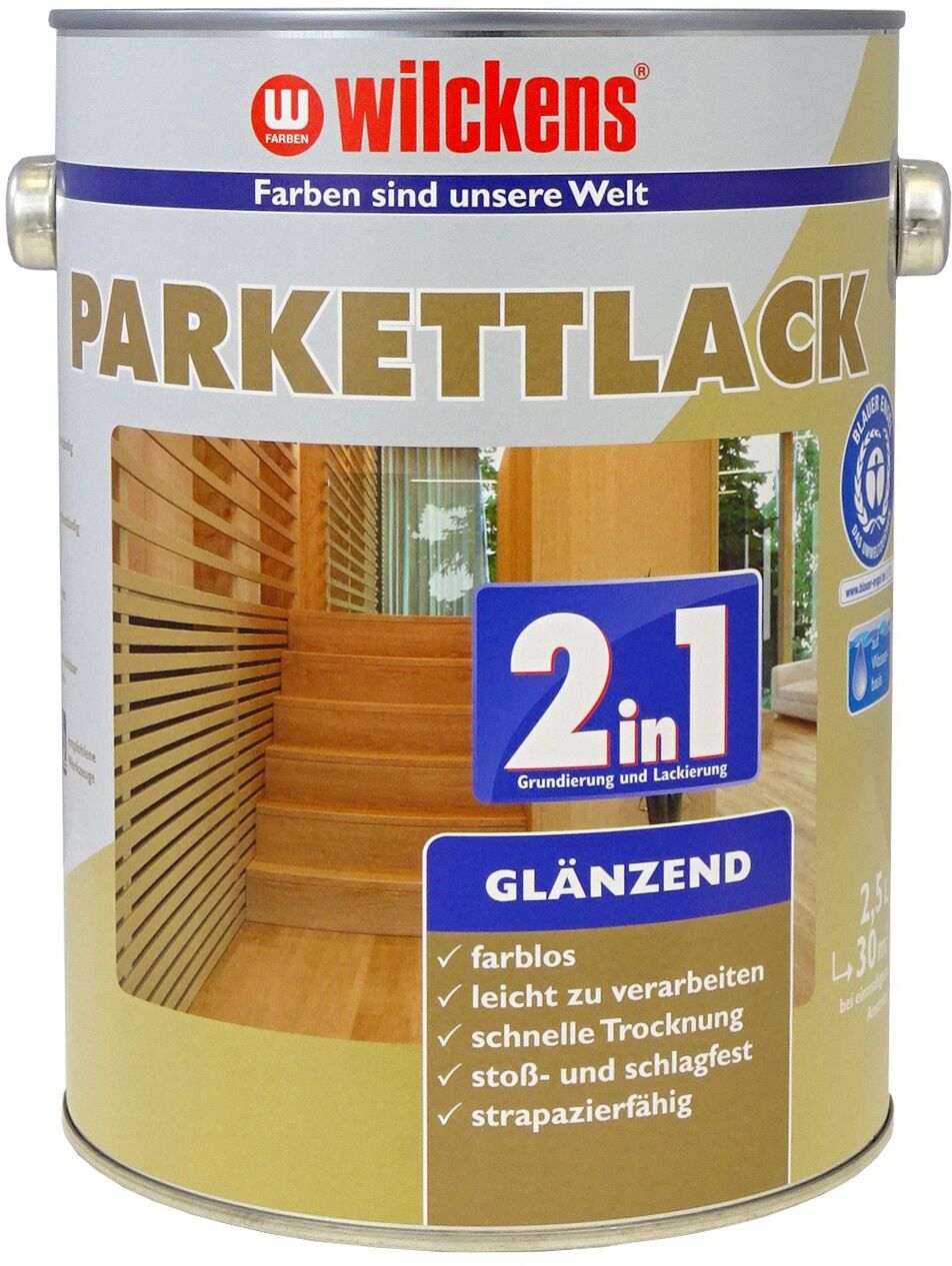 267761 Wilckens Parkettlack 2in1 Farblos glänzend 2.5l