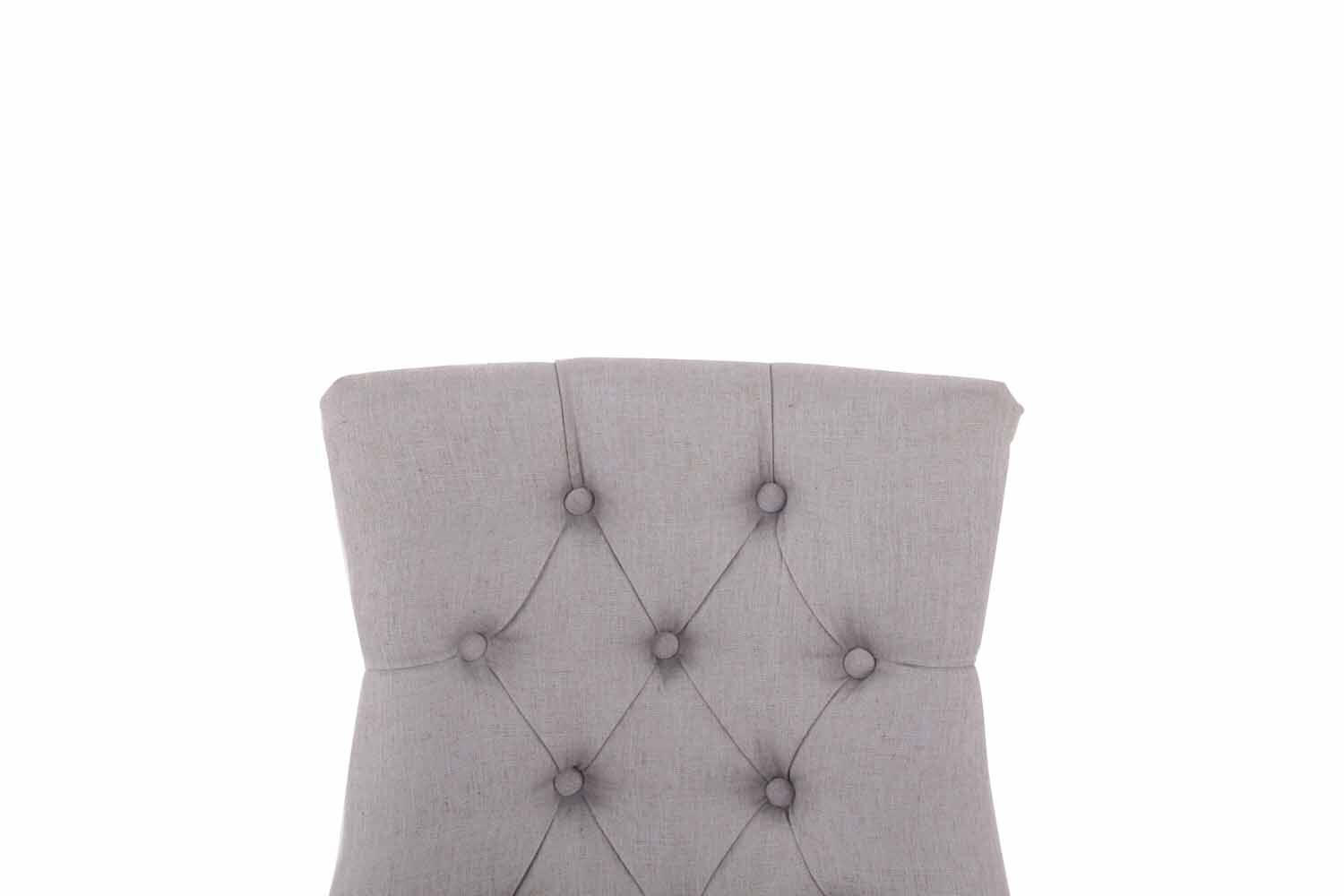 2er Set Esszimmerstuhl Aberdeen Stoff antik, grau