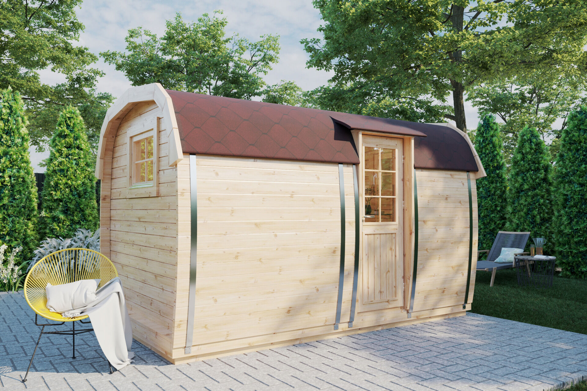 Camping Bus Tromso 230x350, Bausatz