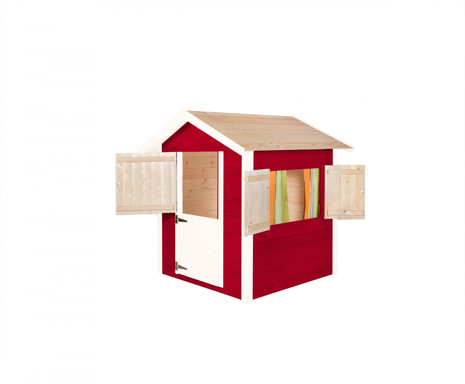 Tabaluga Drachenhöhle, rot/weiss, 21 mm, inkl. Fensterläden