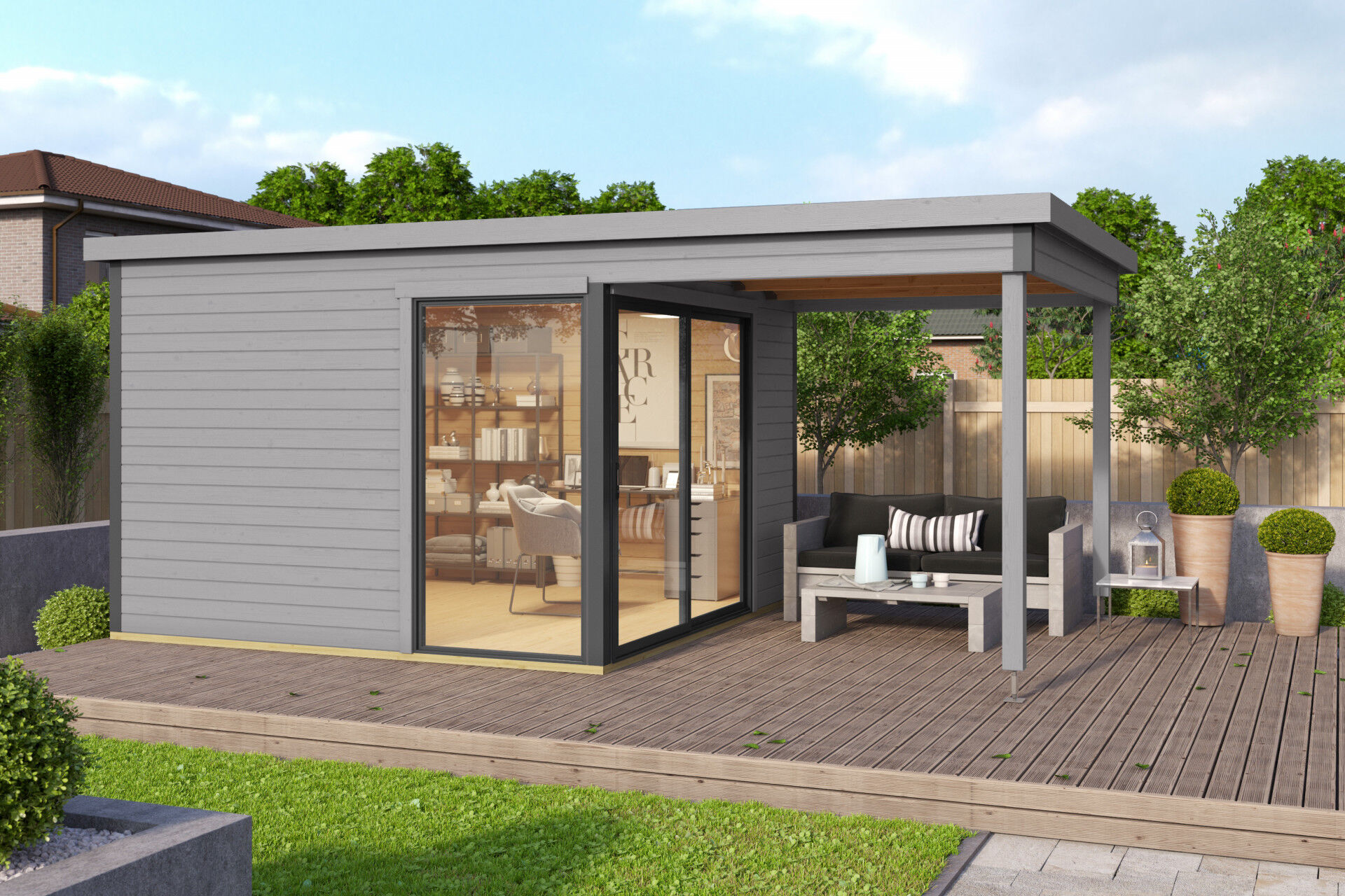 Lasita Maja Gartenhaus Domeo 2