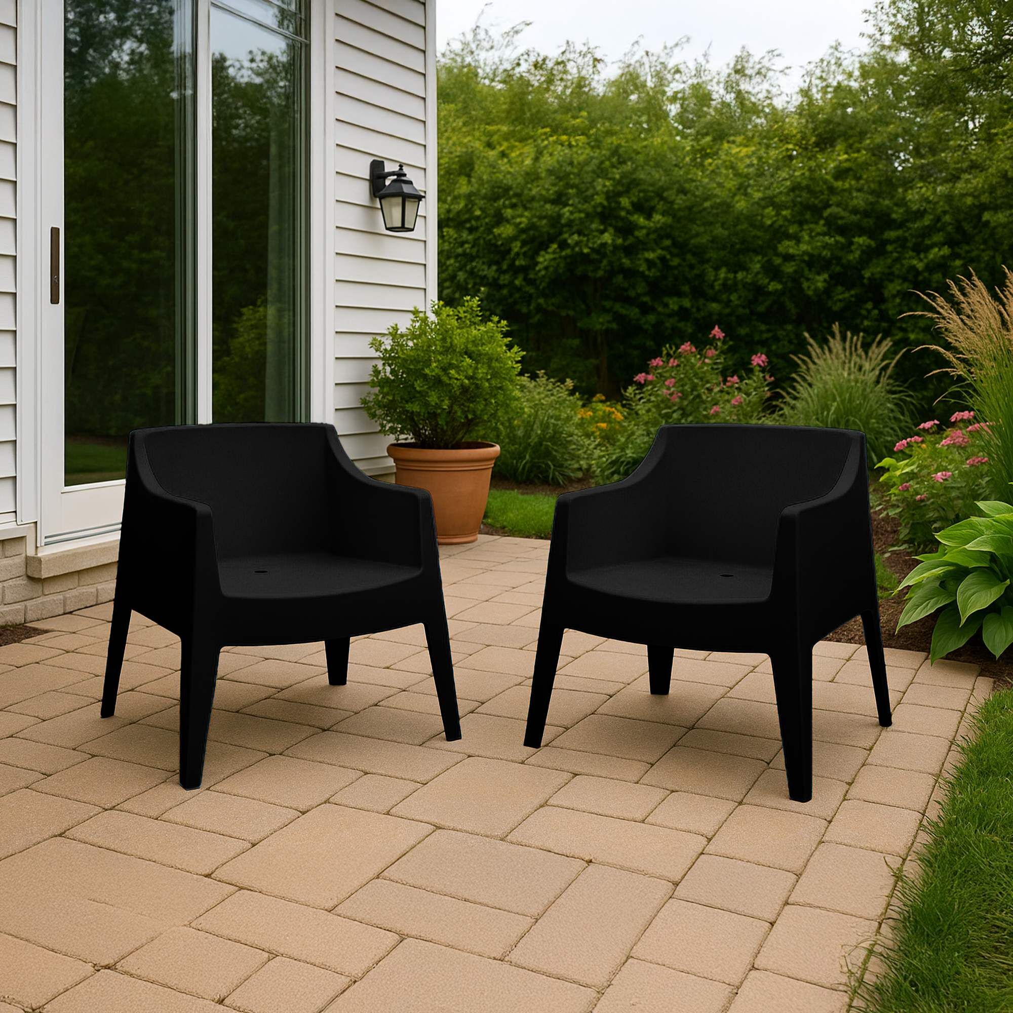 6er Set Stühle Bartal, schwarz