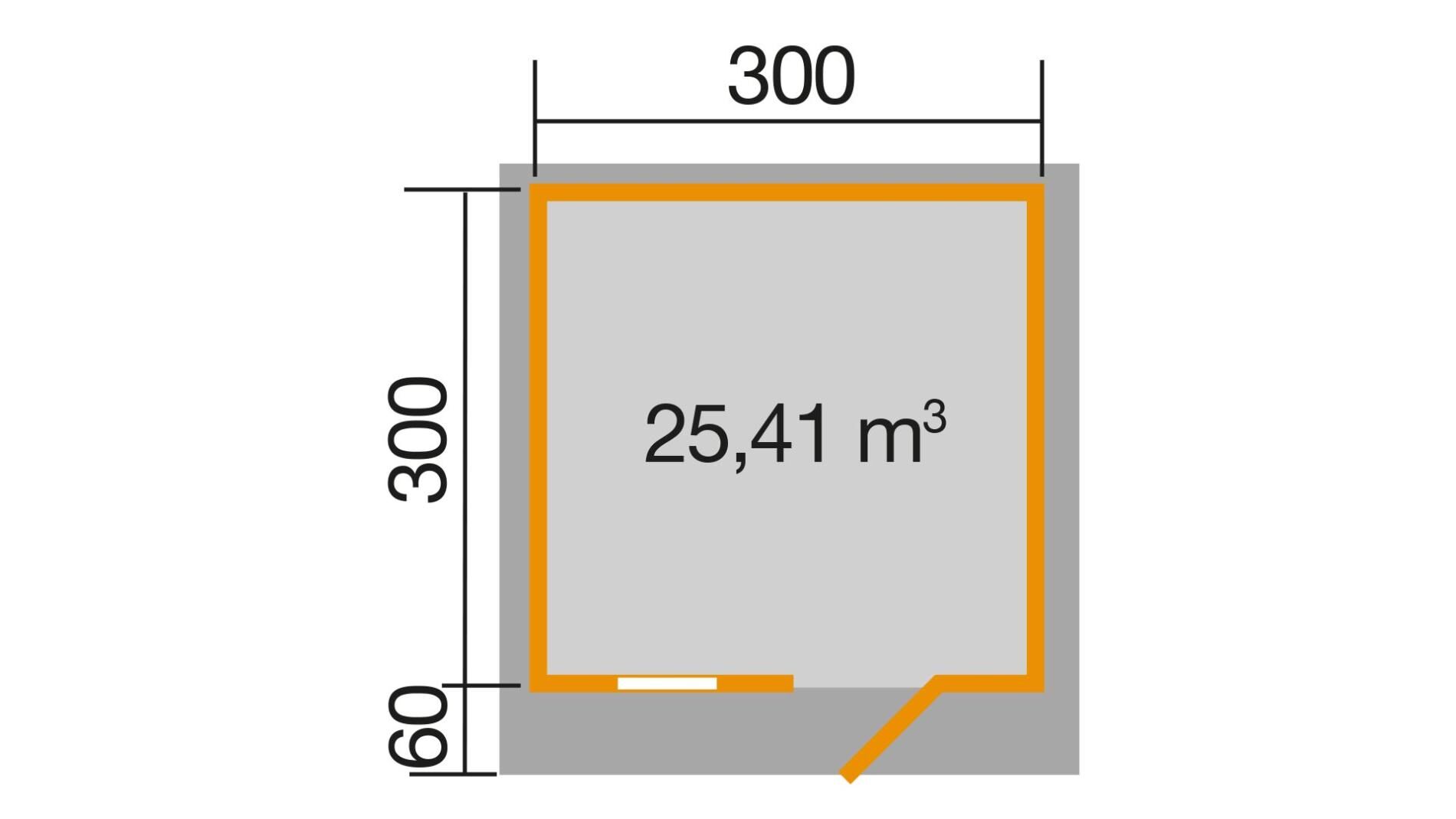 weka Gartenhaus 131 - 3,8x3,7m
