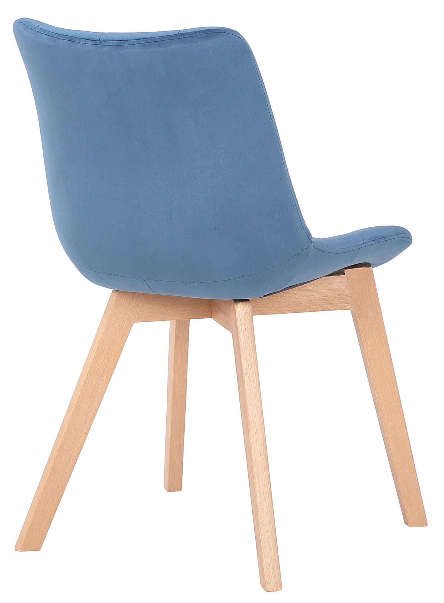 Esszimmerstuhl Passaic Samt, blau