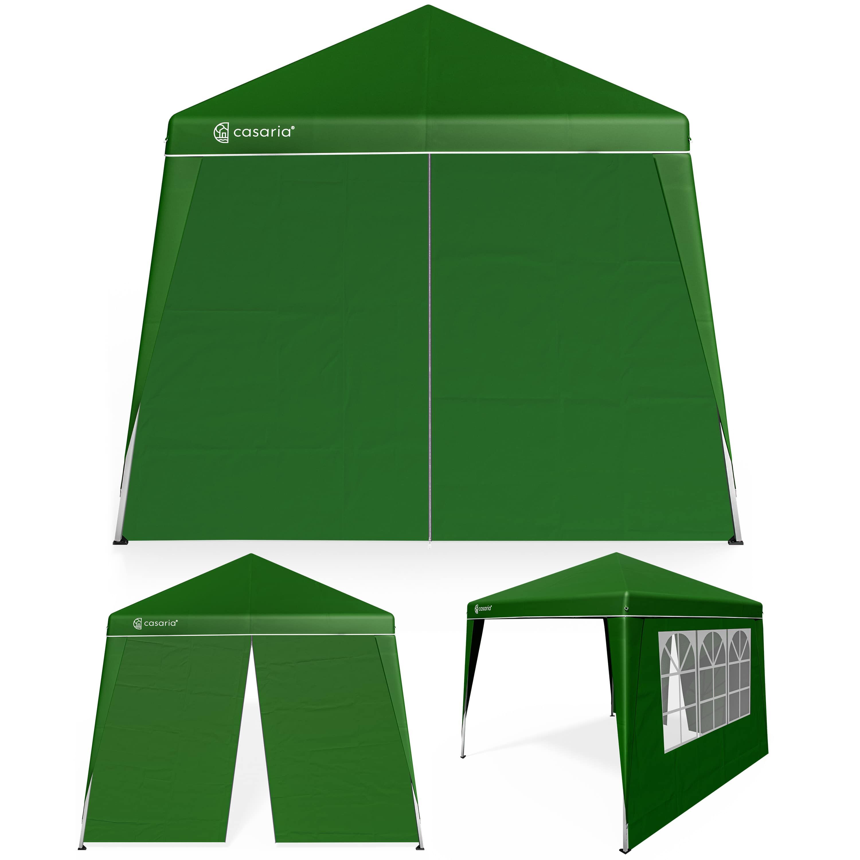 Faltpavillon Capri Grün 3x3m inkl 2 Seitenwänden UV-Schutz 50+
