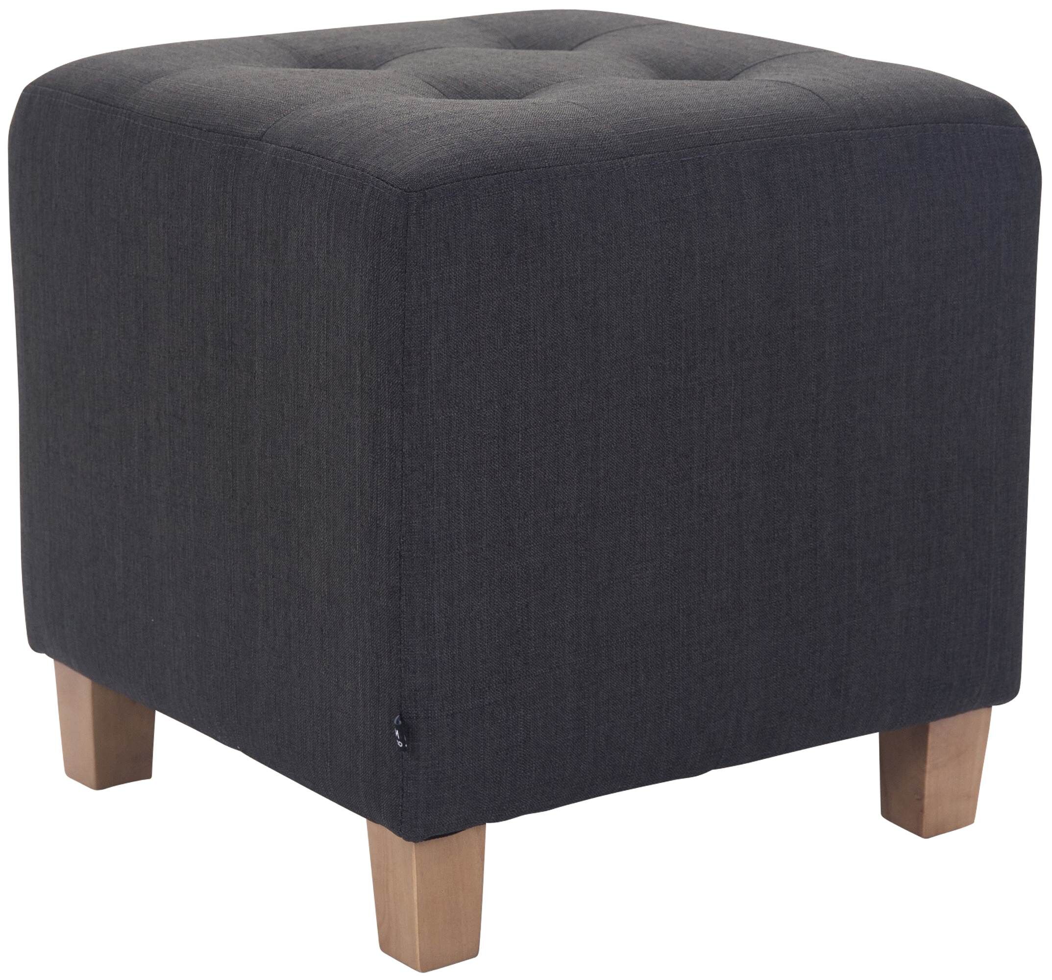 Sitzhocker Pharao, antik-hell, dunkelgrau