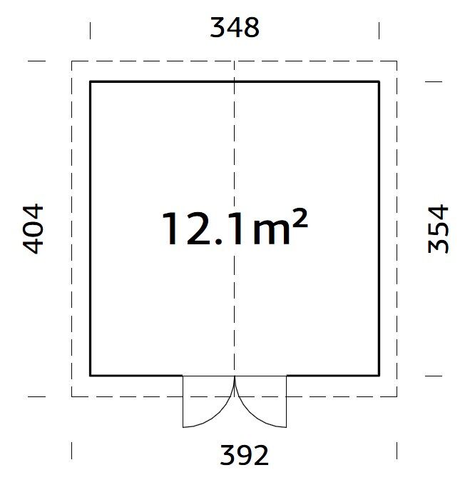 Palmako Gerätehaus Lucas 12,1 m²