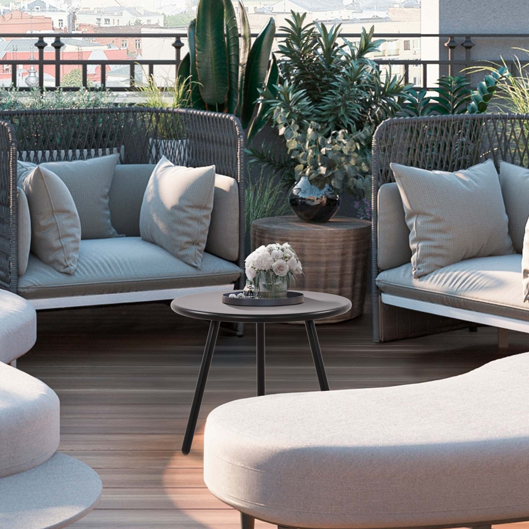 Couchtisch Berea, schwarz