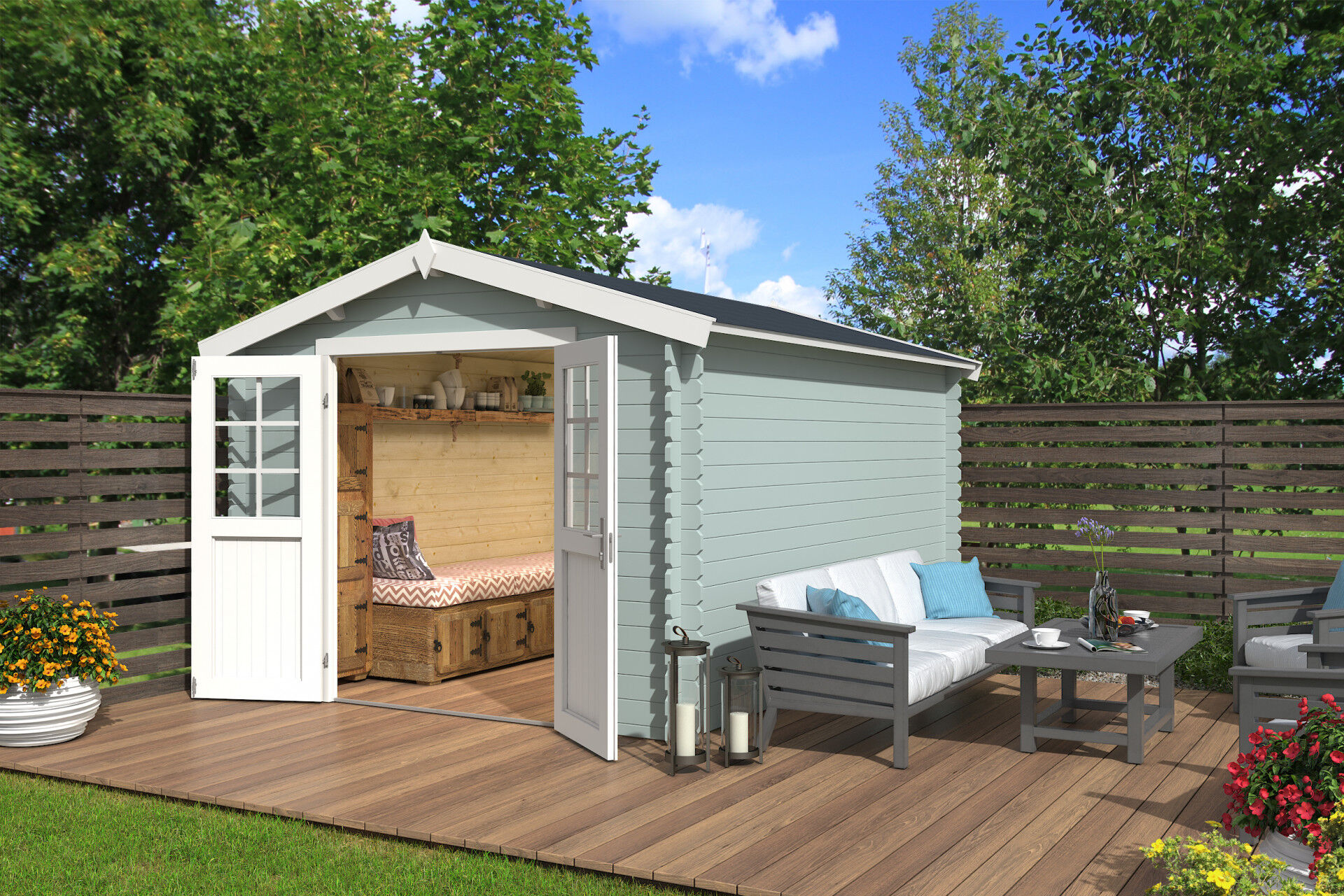 Lasita Maja Gartenhaus Norah 380
