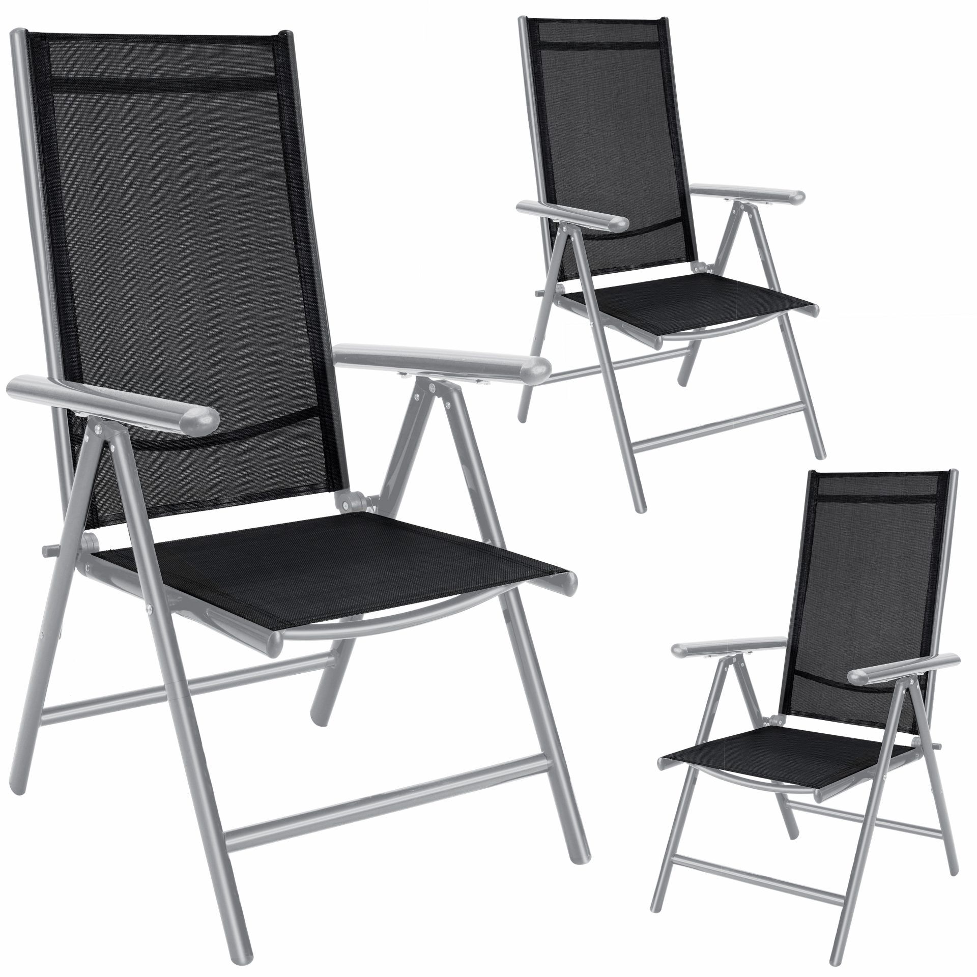 Gartenstuhl Bern 3er-Set Silber