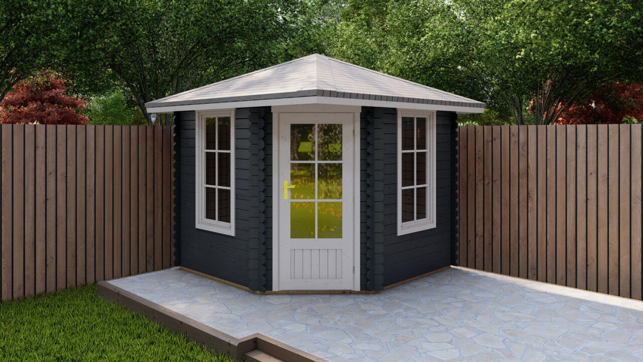 5 Eck Gartenhaus Norwegen 28