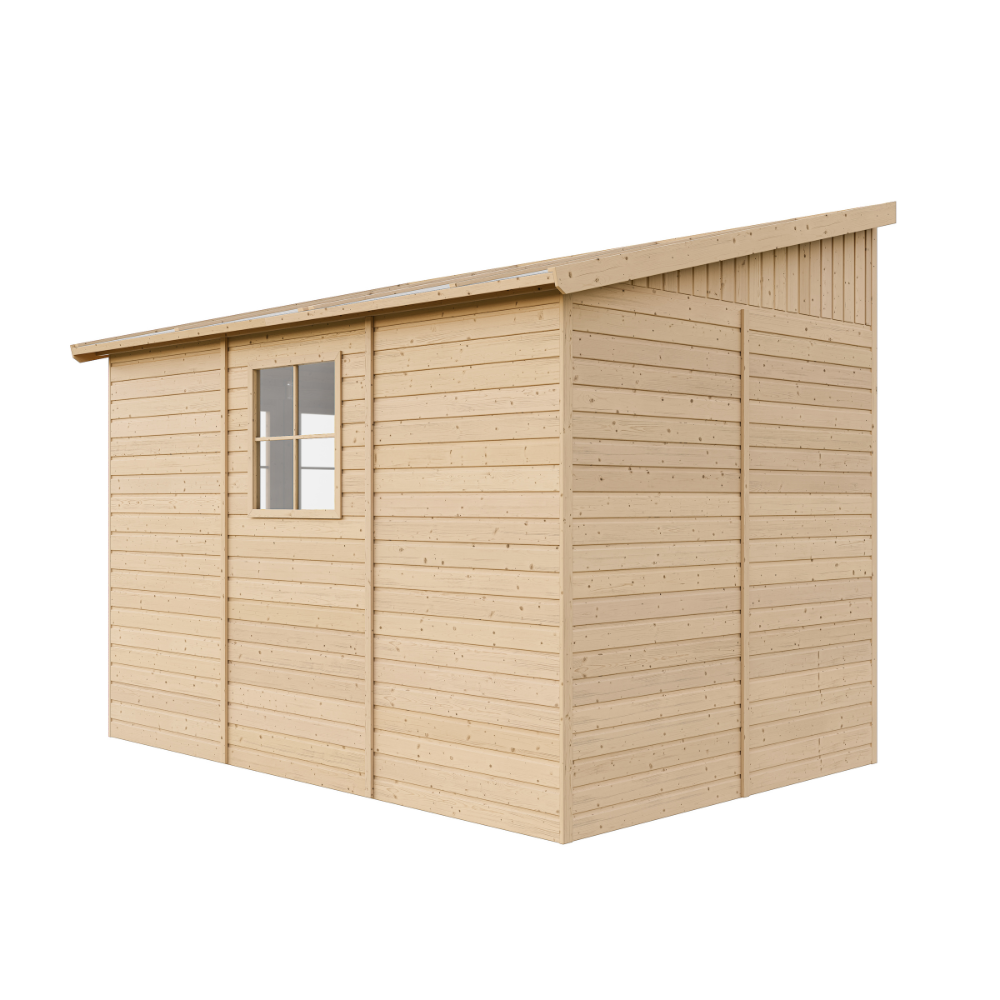 Holz Gartenhaus Ida M339A – Gerätehaus 205 x 297 cm – 6 m2