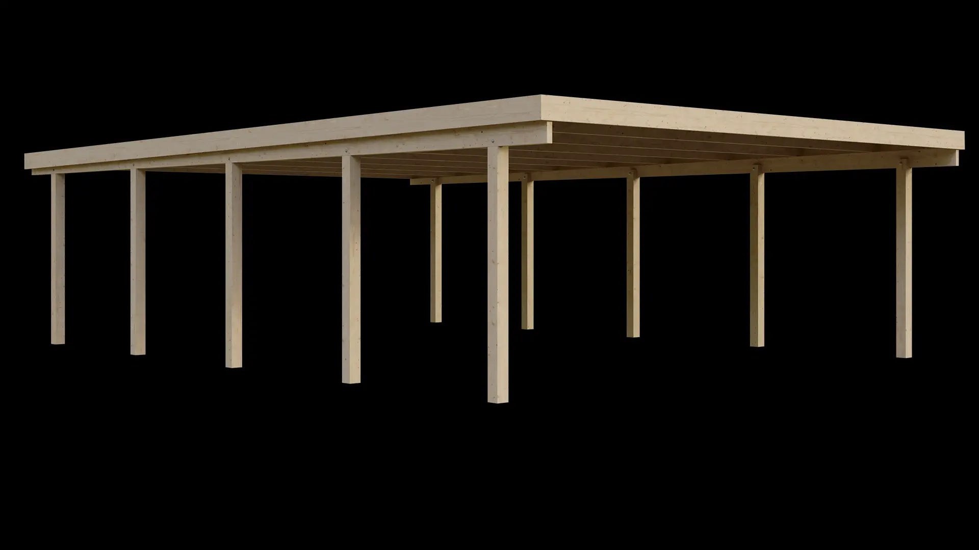 Carport VC 610x900 Fichte