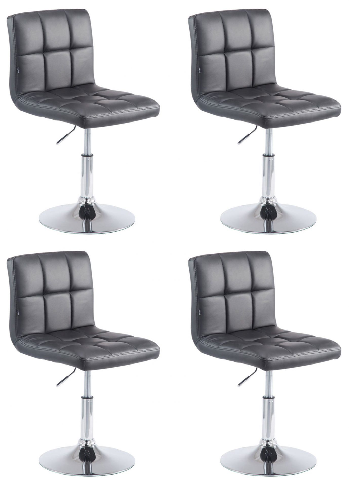 4er Set Lounger Palma V2, schwarz
