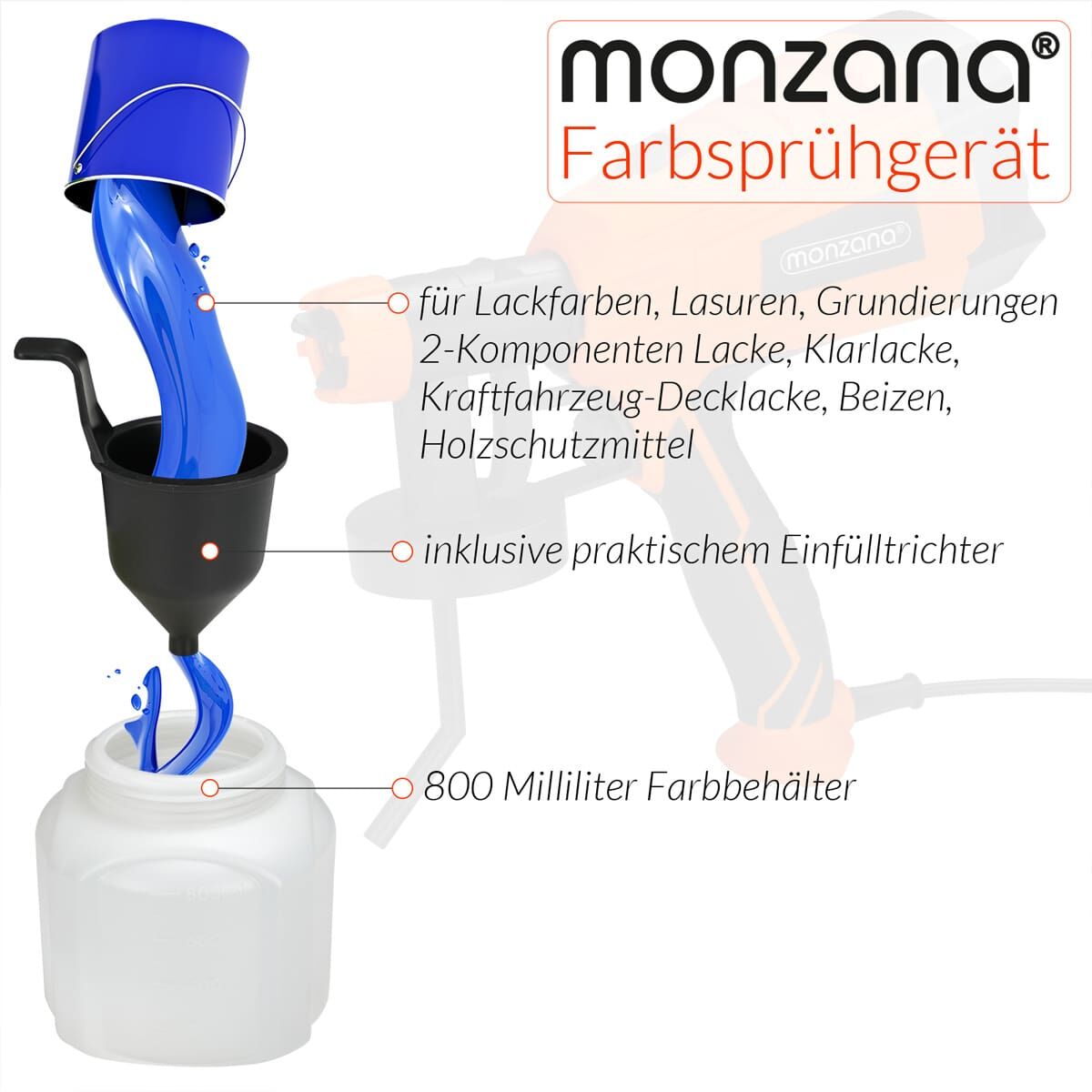 Farbsprühgerät 500W