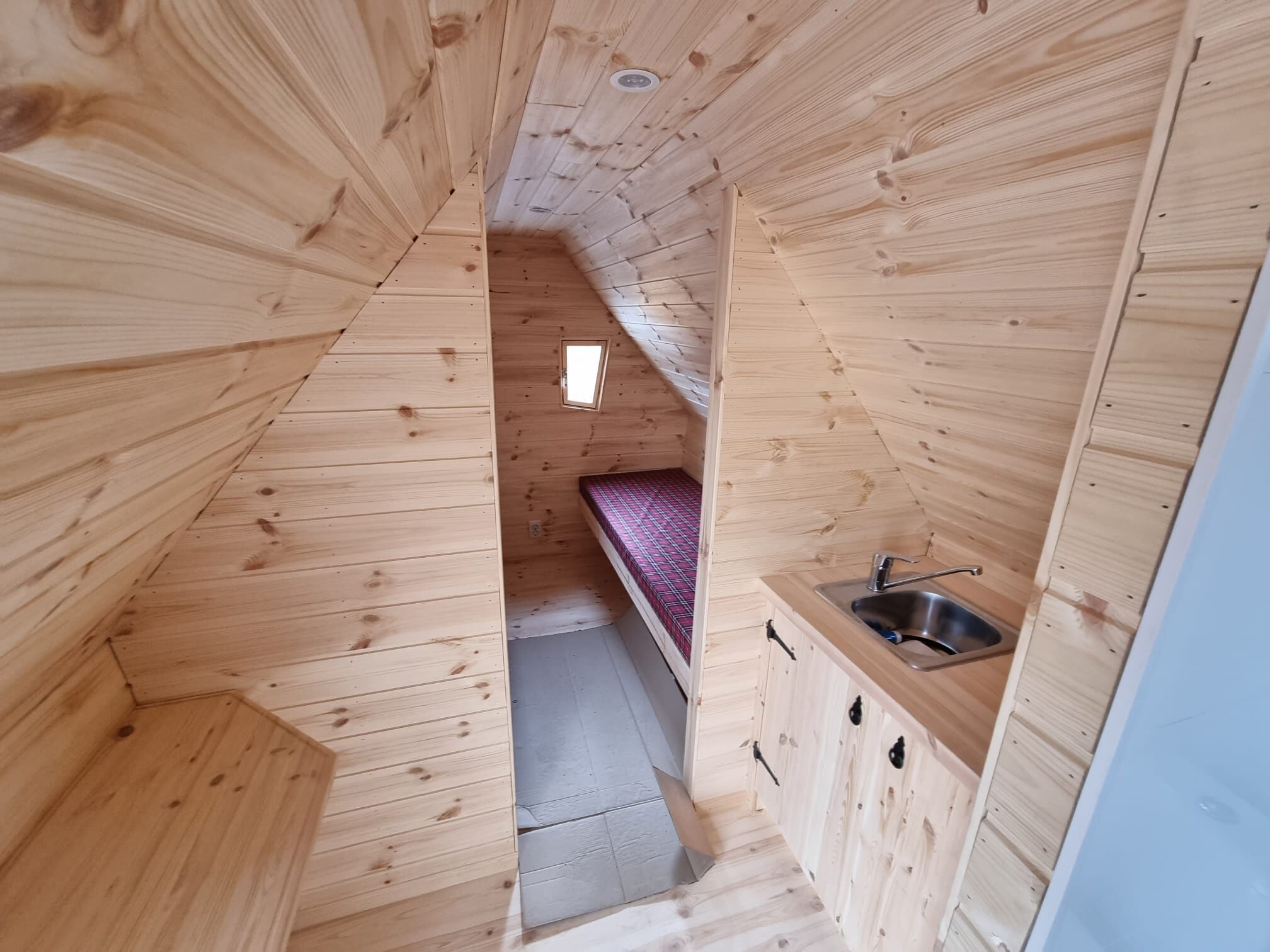 Campinghaus Tinyhaus Waldhütte Nordic 2, Rot