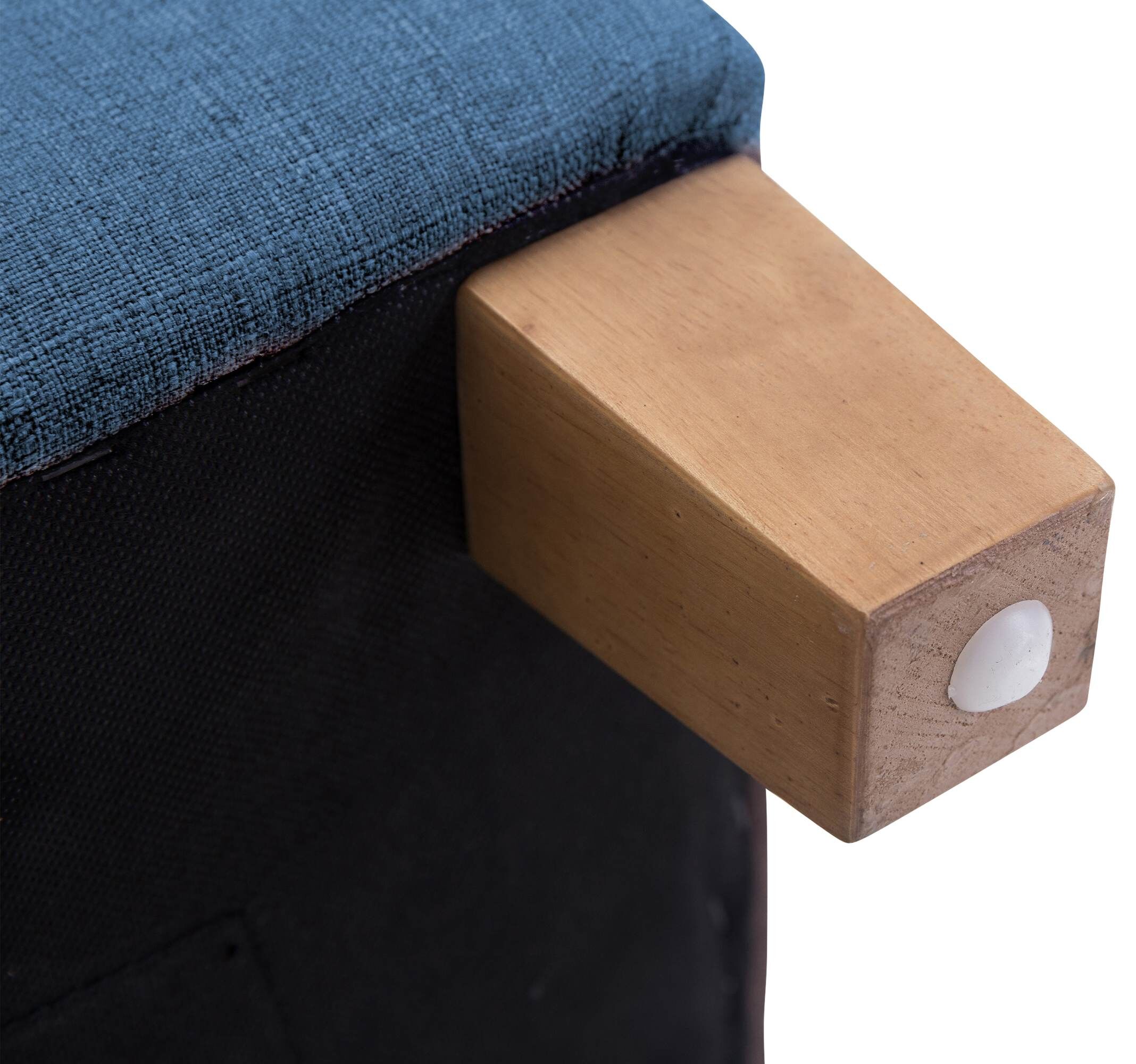 Sitzhocker Pharao, antik-hell, blau