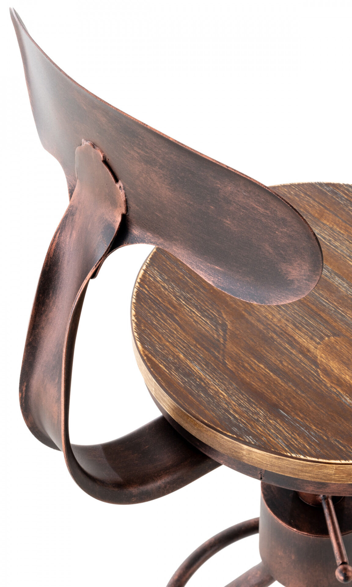 2er Set Barhocker Hanam, bronze