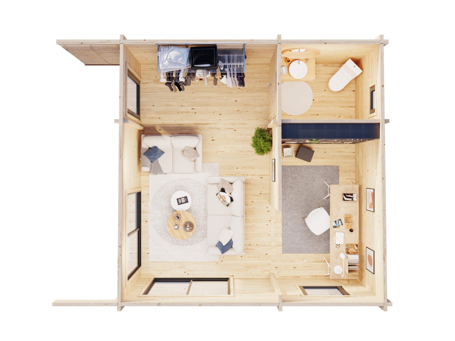 Palmako Ferienhaus Cecilia 27,2 m2