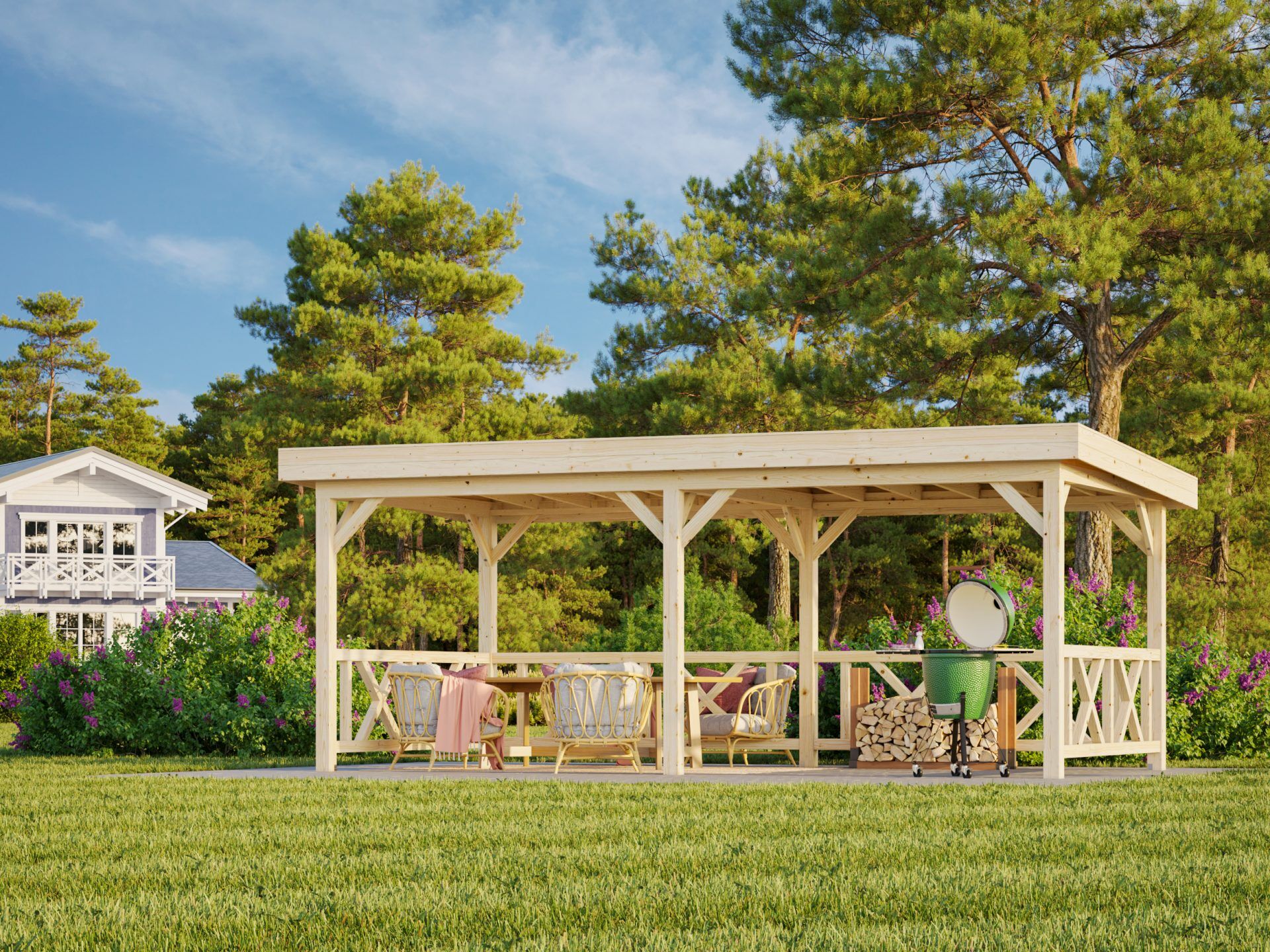 Palmako Pavillon Lenna 16,6 m2 Set 307