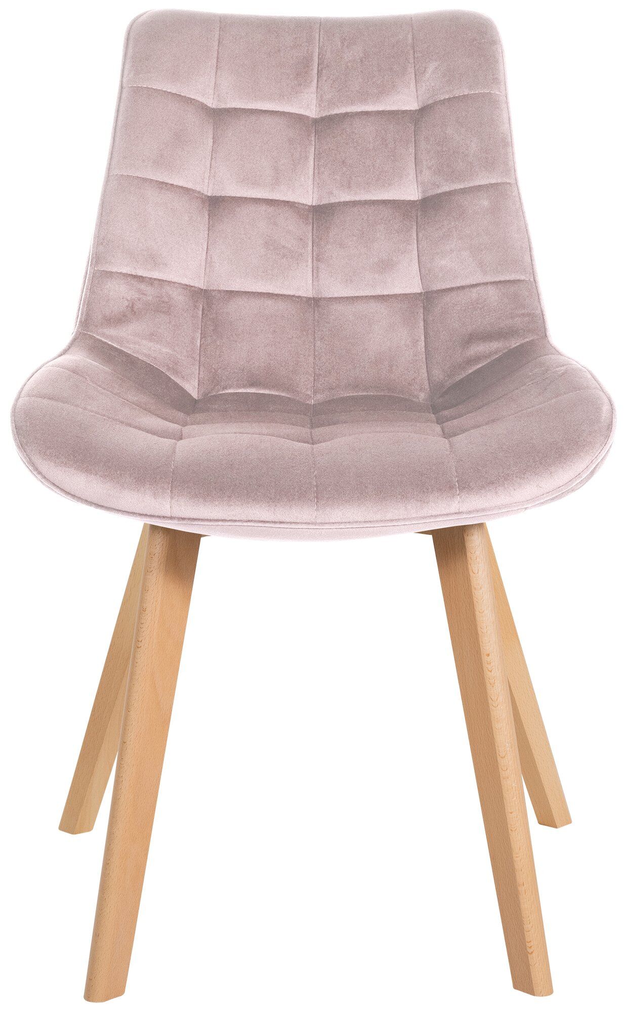 2er Set Stühle Brook Samt, pink