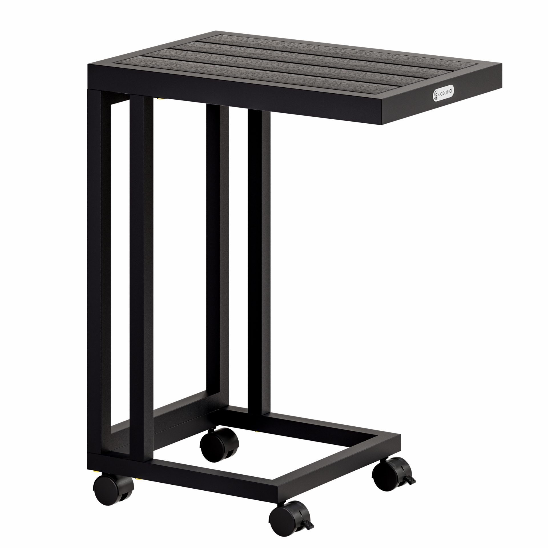 Beistelltisch Schwarz WPC 65,5x50x40cm