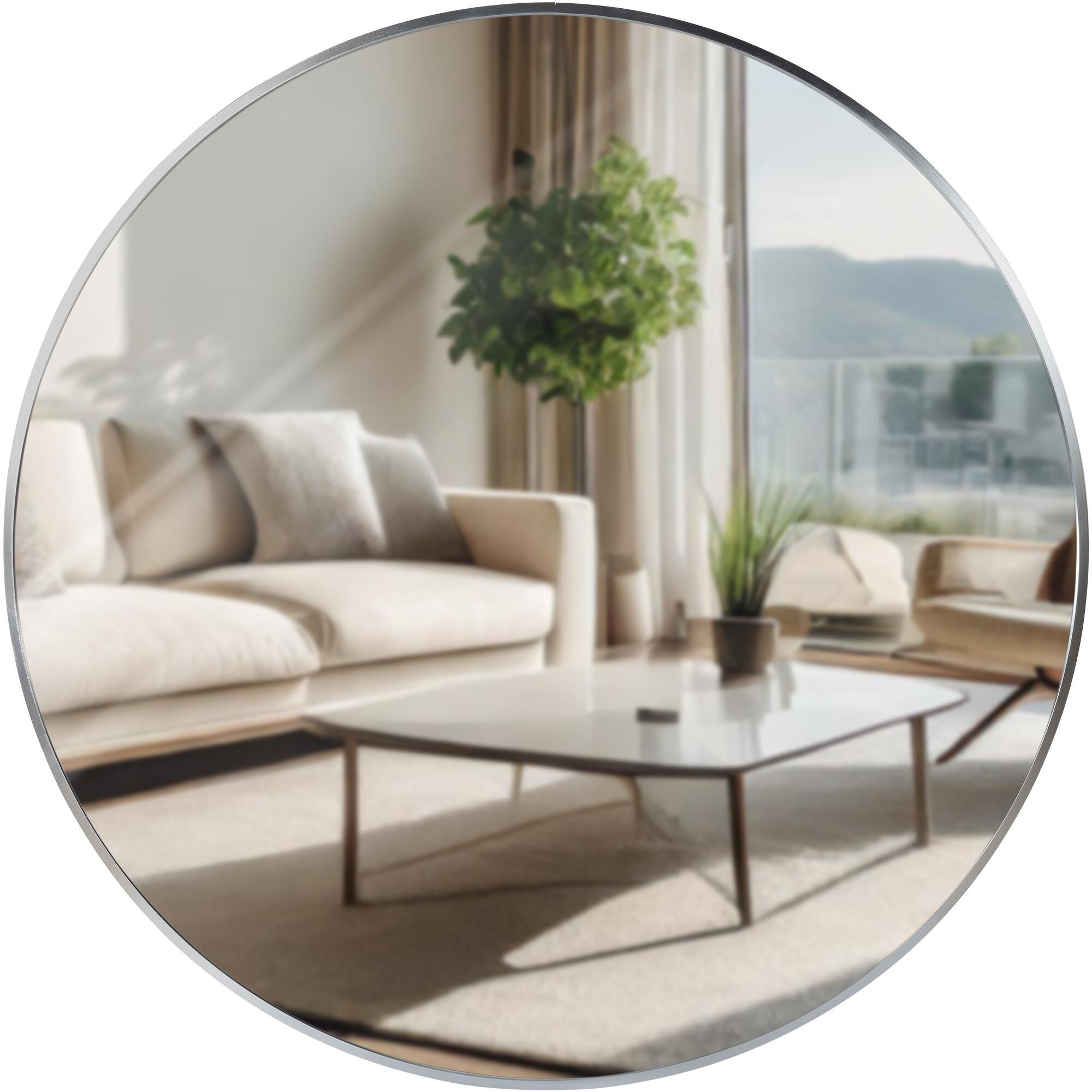 Wandspiegel Elsie XL, silber