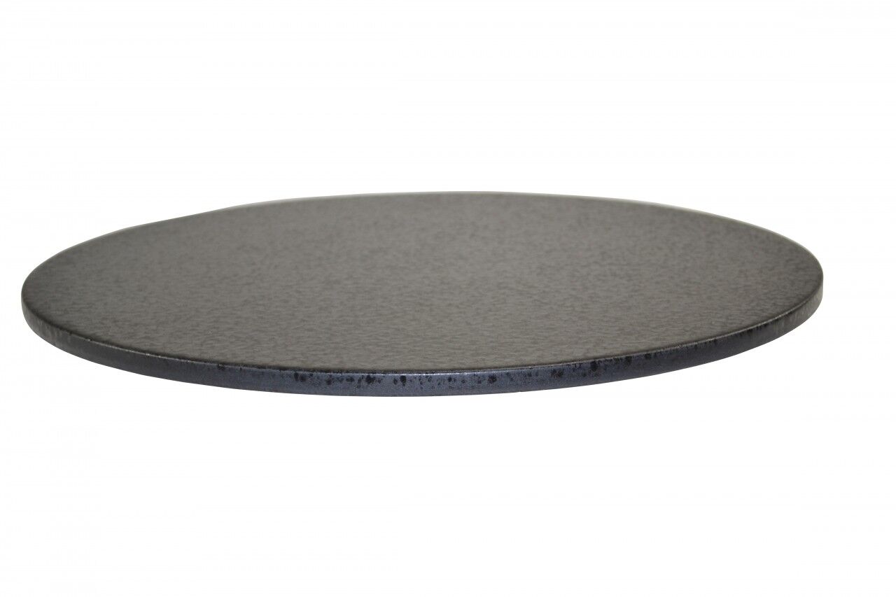 Megrill 410mm Pizzastein, Grillstein aus glasiertem Cordierit