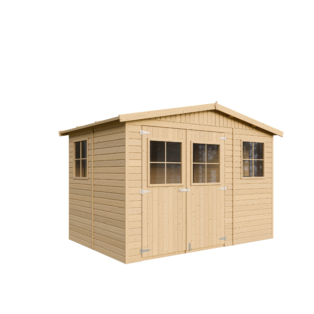Gartenhaus Karl M334 – Gerätehaus Holz 303 x 199 cm – 6 m2
