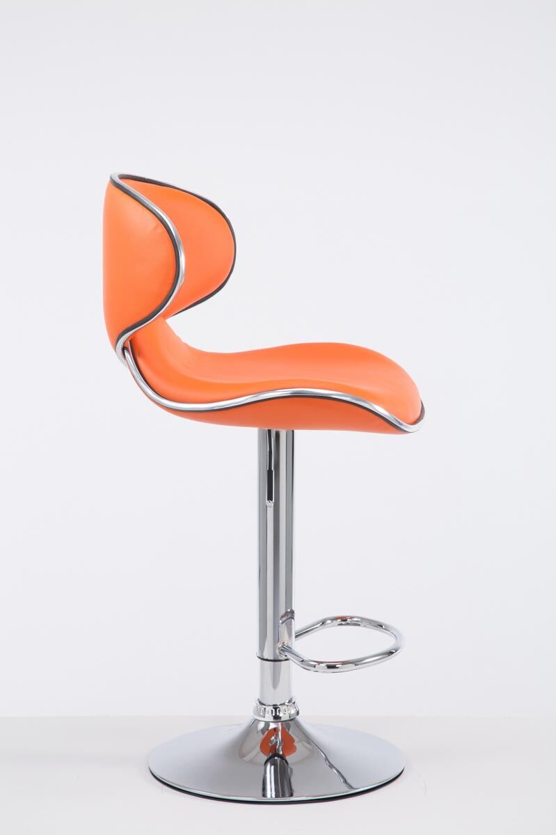 Barhocker Las Vegas V2 chrom, orange