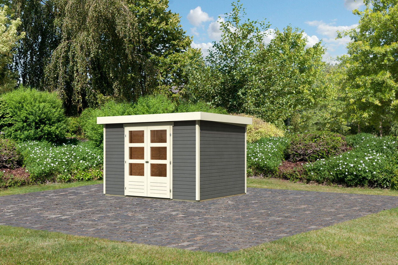 Karibu Gartenhaus Askola 5, naturbelassen